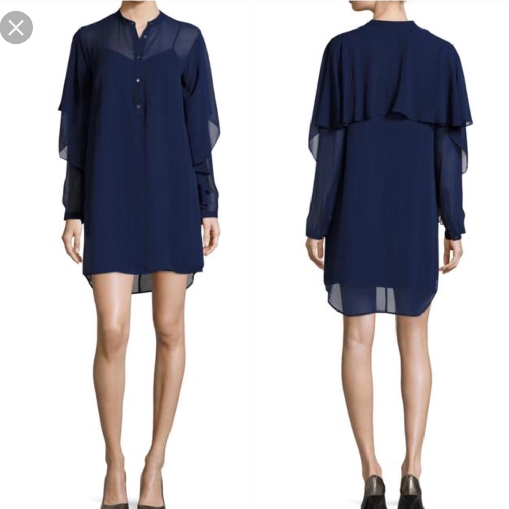 Robert Rodriquez chiffon slips dress
